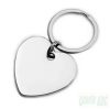 Szív alakú Kulcstartó gravírozással