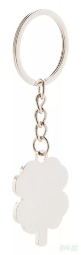 Négylevelű lóhere kulcstartó gravírozással