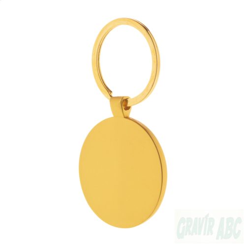 Nitidal Fotó gravírozott kulcstartó Arany színben