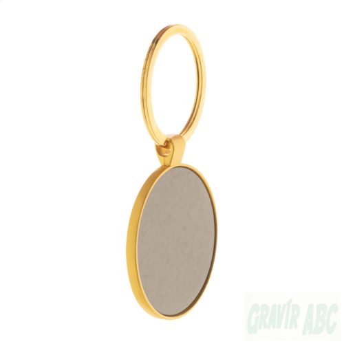 Nitidal Fotó gravírozott kulcstartó Arany színben