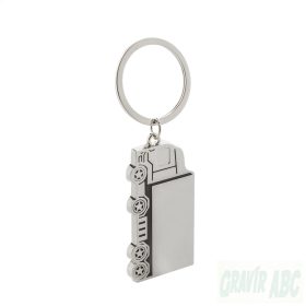 Kamion kulcstartó gravírozással