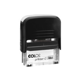 Bélyegzőház Colop C30 kék párnával átlátszó kivitel