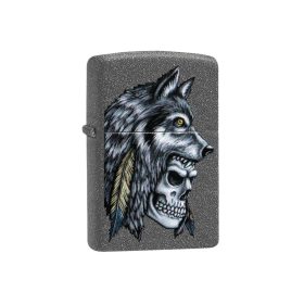 ZIPPO Farkas Koponyával Motívum