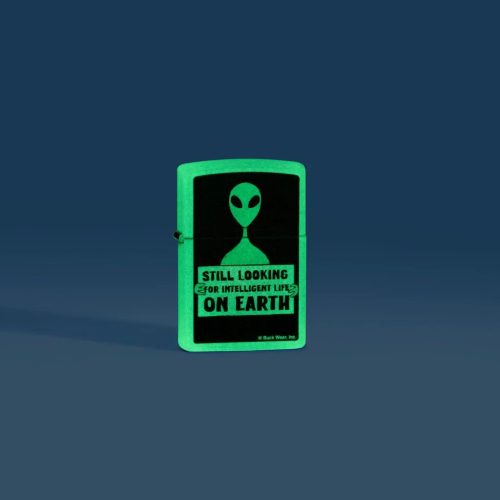 ZIPPO UFO ALIEN Sötétben Fluoreszkál!