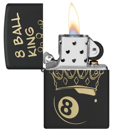 ZIPPO King 8 Ball Biliárd témájú gyújtó