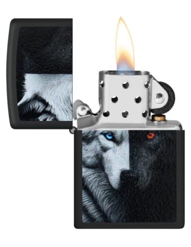 ZIPPO Two Faces Wolf Kétarcú Farkas