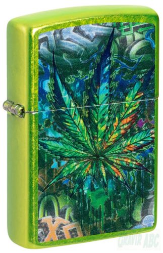 Zippo Öngyújtó Cannabis mintával