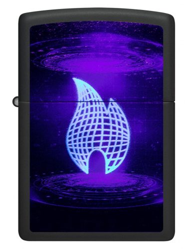 ZIPPO UFO Tűz csóva UV Reagens!