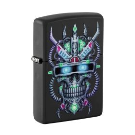 ZIPPO Cyber Koponya Design