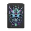 ZIPPO Cyber Koponya Design
