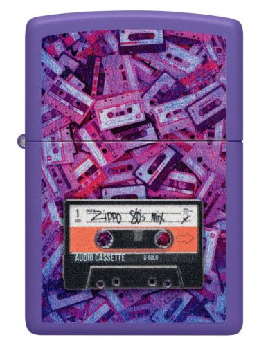 ZIPPO 80's Cassette Tape Design 