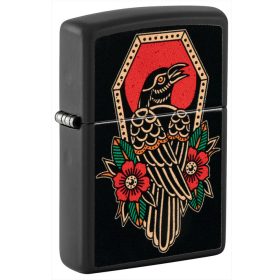 ZIPPO Holló Tattoo Design
