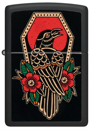ZIPPO Holló Tattoo Design