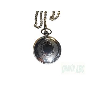 Helvetia Férfi Zsebóra Címer mintával sima hátoldallal