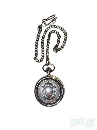 Helvetia Férfi Zsebóra Címer mintával sima hátoldallal