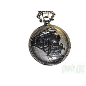 Zsebóra Gőzmozdony dombor nyomattal